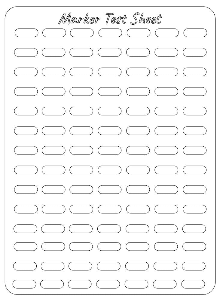 Marker Sheet